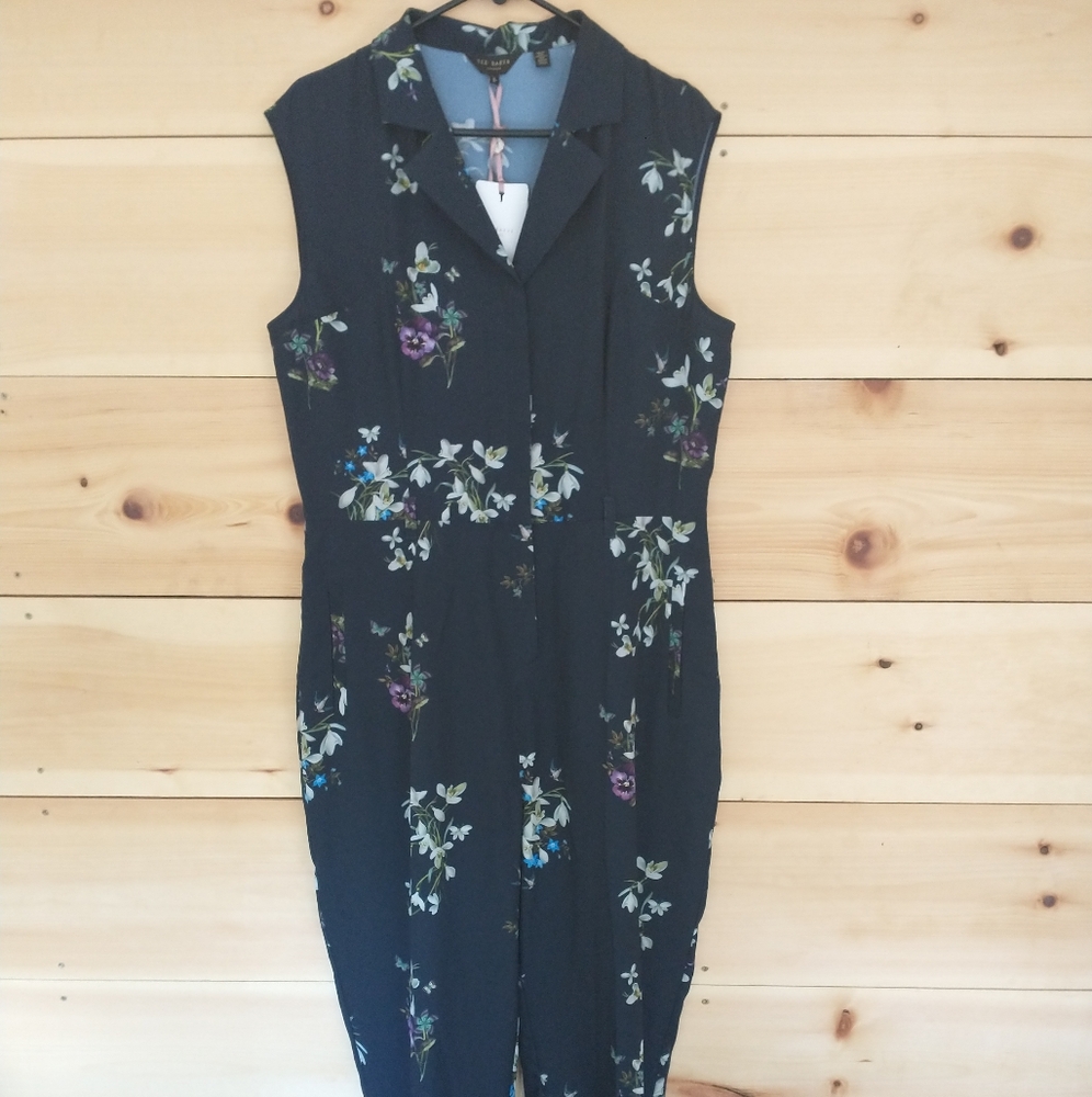 Ted Baker Jumpsuit NWT entangled enchantment 5 XL - Picture 2 of 6